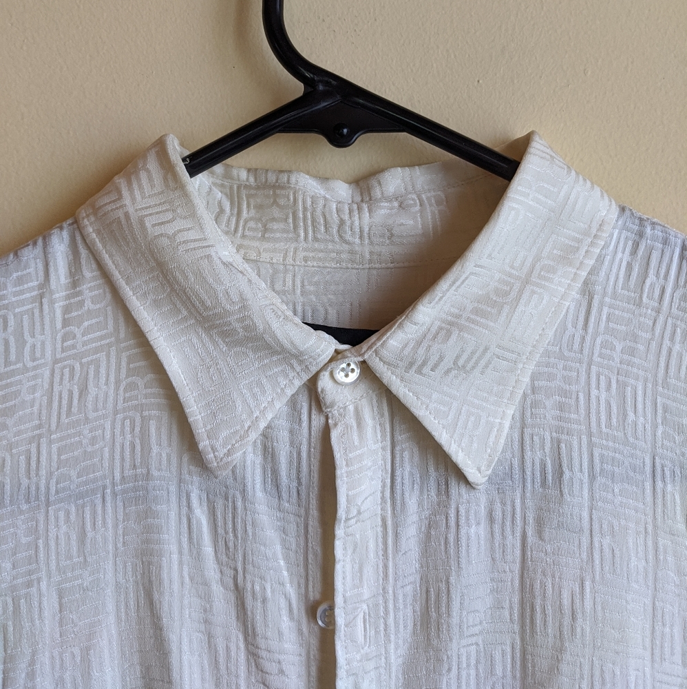 Ralph Lauren Silk Button down blouse